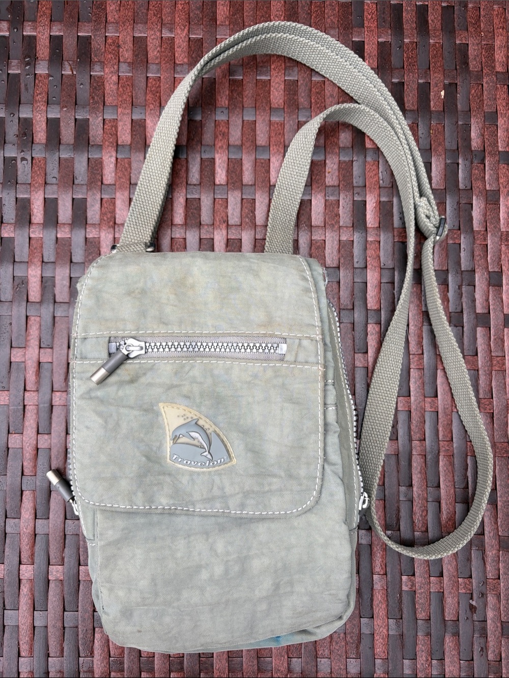 Travelon Olive Green Crossbody Bag